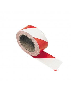 Adhesive Hazard Warning Tape -  Red & White Site Products